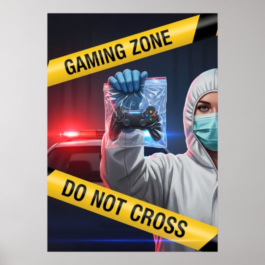 ゲームゾーン立ち入り禁止 ポスター (正面)