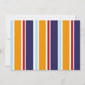 ゲームタイムアイスホッケースポーツフォト誕生日 招待状 (裏面)