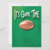 ゲームタイムサッカーパーティー 招待状 (裏面)