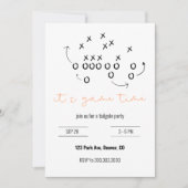 ゲームタイムテールゲートパーティの招待状 招待状 (正面)