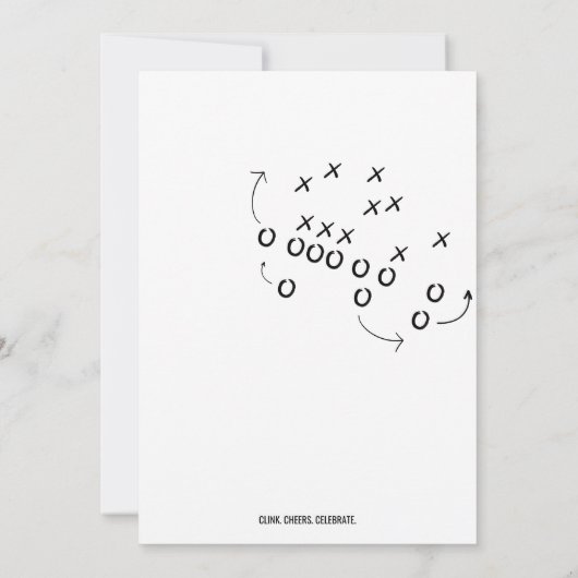 ゲームタイムテールゲートパーティの招待状 招待状 (裏面)