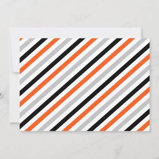 ゲームタイムバスケットボール誕生日パーティーの写真 招待状 (裏面)