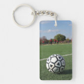 ゲームタイムパースペクティブ – サッカー/フットボール キーホルダー (正面)