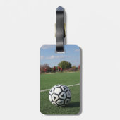 ゲームタイムパースペクティブ – サッカー/フットボール ラゲッジタグ (裏面縦)