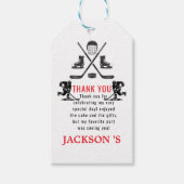 ゲームタイムホッケーの1回目の誕生日 ギフトタグ (正面)