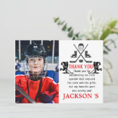 ゲームタイムホッケーの1回目の誕生日 サンキューカード (スタンド正面)