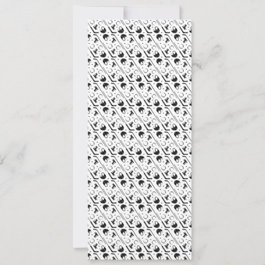 ゲームタイムホッケーチケット1st誕生日パーティー 招待状 (裏面)