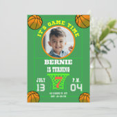 ゲームタイム誕生祝いパーティー 招待状 (スタンド正面)