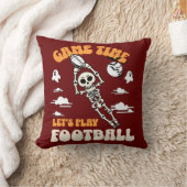 ゲームタイム遊ズ・フットボールおもしろい クッション (ブランケット)