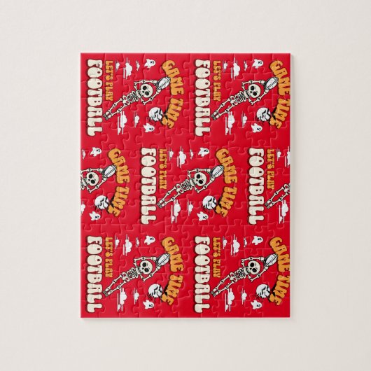 ゲームタイム遊ズ・フットボールおもしろい ジグソーパズル (縦)