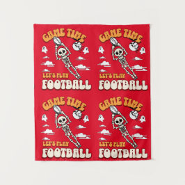 ゲームタイム遊ズ・フットボールおもしろい タペストリー