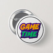 ゲームタイム スポーツ ハイプ モチベーション 缶バッジ (正面&裏面)