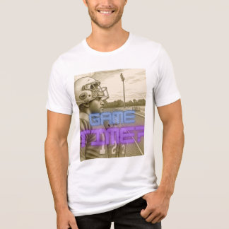 ゲームタイム レトロフットボール エングレーヴィング クラシックTシャツ トライブレンドＴシャツ