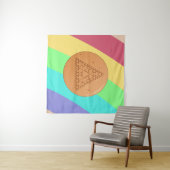 ゲームダゴナ多重三角形を持つタペストリー タペストリー (インサイチュ(横))