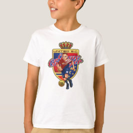 ゲームチェンジャシールドロゴボーイズサッカー Tシャツ