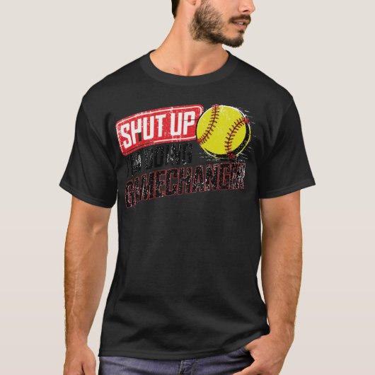 ゲームチェンジャー中につき黙ってて Tシャツ (正面)