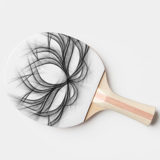 ゲームチーム遊選手のおもしろい 卓球ラケット (横)