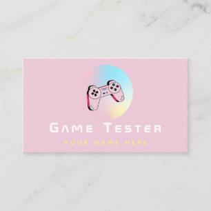 ゲームテスタ開発者ホログラフィックコントローガーリーラ 名刺