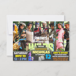 ゲームテーマの招待状 招待状