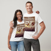 ゲームデイおもしろい犬メンズサッカーパピー Tシャツ (ユニセックス)