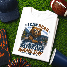 ゲームデイのフットボールさえあれば何でも耐えられる Tシャツ