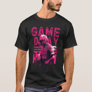 ゲームデイサッカーシーズンメンズウーマンスポーツヴィンテージ Tシャツ