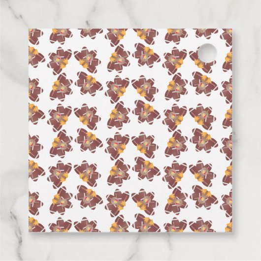 ゲームデイサッカートルコ羽ブラウン フェイバータグ (裏面)