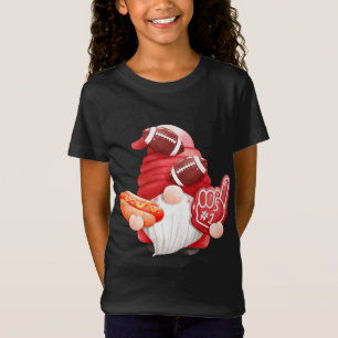 ゲームデイサッカー格言ママパパレフェリータッチダウン Tシャツ