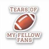 ゲームデイスおもしろいポーツファンのサッカーファンギフト シール (正面)