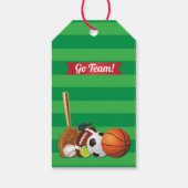 ゲームデイスポーツチーム誕生日 ギフトタグ (裏面)