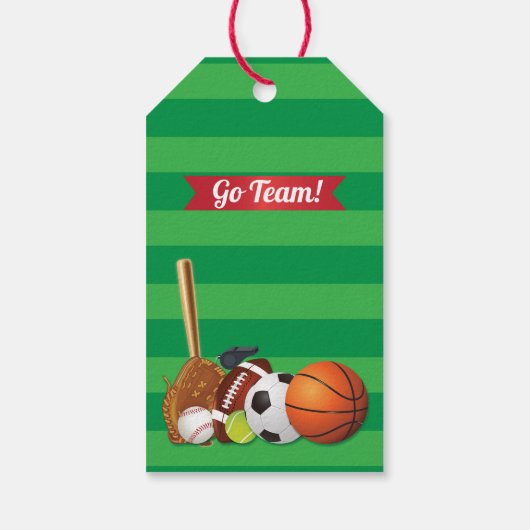 ゲームデイスポーツチーム誕生日 ギフトタグ (裏面)