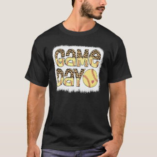 ゲームデイソフトボールゲームデイチータヒョウのゲームD Tシャツ