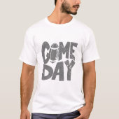ゲームデイタイポグラフィ Tシャツ (正面)