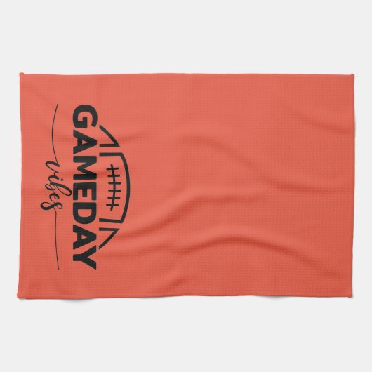 ゲームデイビーブスサッカーおもしろい キッチンタオル (横)