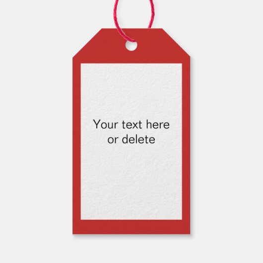 ゲームデイビーブチームハートパーソナライズされた文字 ギフトタグ (裏面)