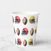 ゲームデイフィールド側おもしろい紙カップ 紙コップ (正面)