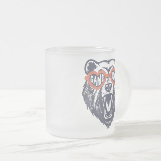 ゲームデイベア フロストグラスマグカップ (正面右)