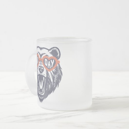 ゲームデイベア フロストグラスマグカップ (正面左)