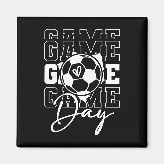 ゲームデイ サッカー マグネット (正面)