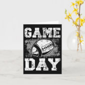 ゲームデイ フットボール レトロ スローバック メンズ レディース スポ カード (黄色い花)