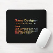 ゲームデザイナーの定義 ゲームプログラマー ゲーム開発 マウスパッド (マウス)