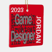 ゲームデザイナーエクストラナレカスタム セラミックオーナメント (右)