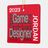 ゲームデザイナーエクストラナレカスタム セラミックオーナメント (左)