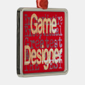 ゲームデザイナー メタルオーナメント (右)