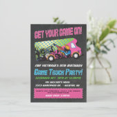 ゲームトラックパーティの招待状 招待状 (スタンド正面)