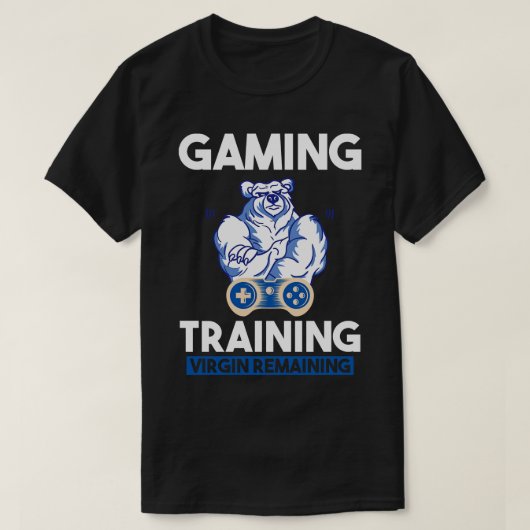 ゲームトレーニングヴァージン残り1 Tシャツ (デザイン正面)