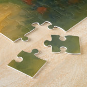 ゲームナイトの豪華なエステートガーデンシーン ジグソーパズル (側面)