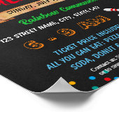 ゲームナイトイベントテンプレート ポスター (角)