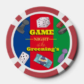 ゲームナイトゲーム賭博パーティー ポーカーチップ (裏面)