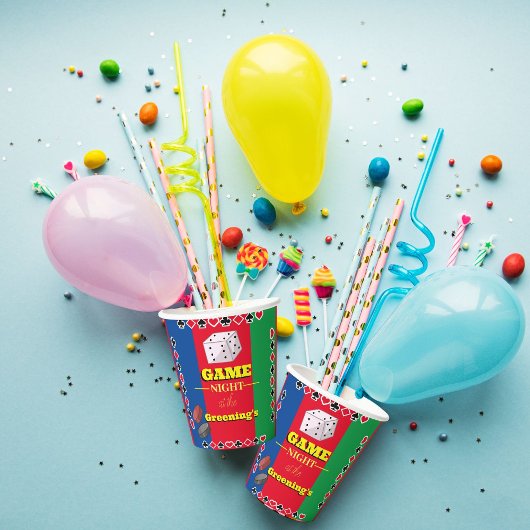 ゲームナイトテーマパーティー装飾ゲーム夜 紙コップ